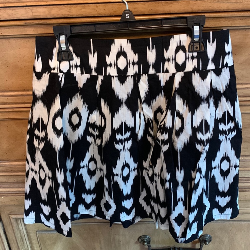 Black and white skirt
